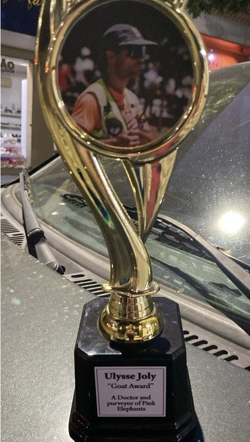 Trophy given to French Dr Ulysse Joly